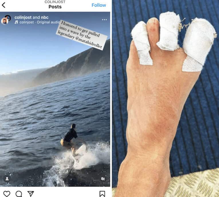 Jost (left) and his undoing? Photo: Instagram
